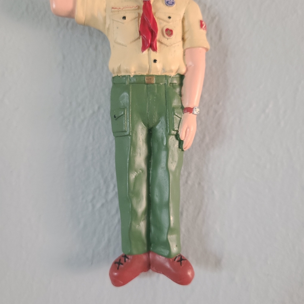 Vintage Boy Scout Figurine Ornament Kurt S Adler - Picture 3 of 9